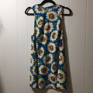 American Apparel Swing Sunflower Dress